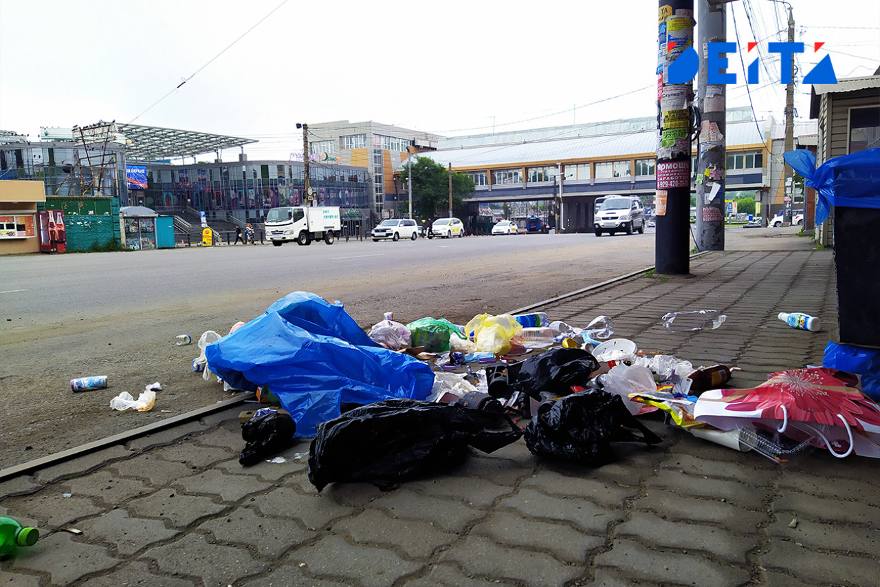 Дальний Восток продолжает тонуть в мусоре