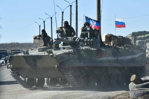 Российские войска успешно наступают на Донбассе