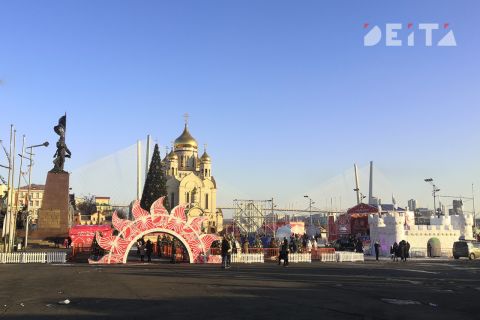 «Вход по пропускам»: центральную площадь Владивостока оградят барьерами на Новый год