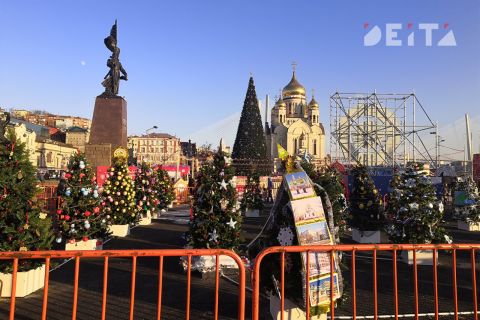 Ни снега, ни украшений: подготовкой города к Новому году недовольны владивостокцы
