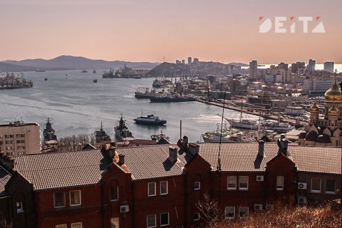 Дом Вагнера тонет во Владивостоке