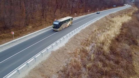 Важную дорогу отремонтировали в Приморье по нацпроекту