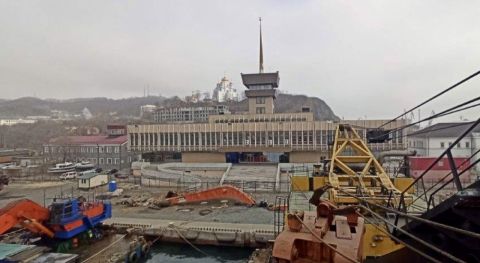 Морской причал модернизируют в Находке 