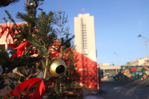 Фото-репортаж: Рай интроверта: 1 января на центральной площади Владивостока