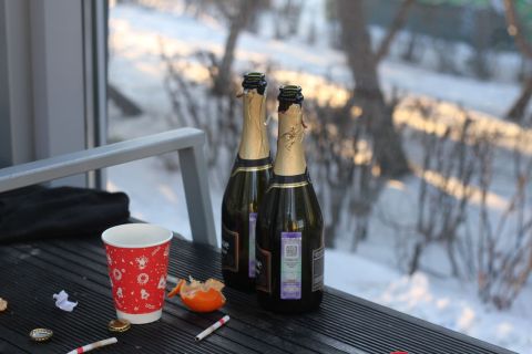 Фото-репортаж: Рай интроверта: 1 января на центральной площади Владивостока