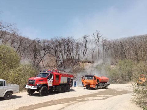 Фото-репортаж: Городская свалка во Владивостоке чуть было не загорелась снова
