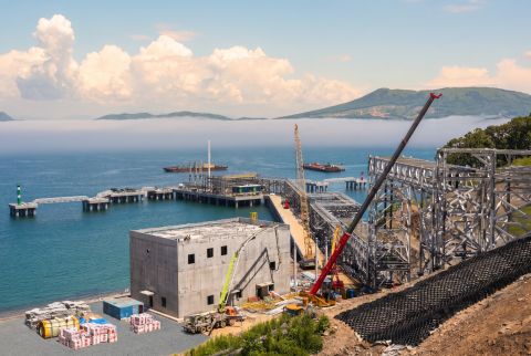 Фото-репортаж: На мортерминале НЗМУ установлена современная лазерная система швартовки судов