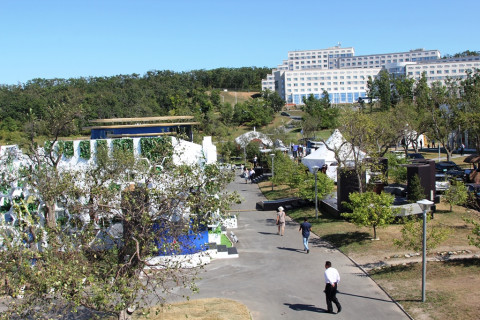 Фото-репортаж: "Улицу Дальнего Востока" торжественно открыли на острове Русском