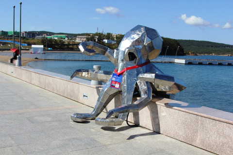 Фото-репортаж: "Улицу Дальнего Востока" торжественно открыли на острове Русском