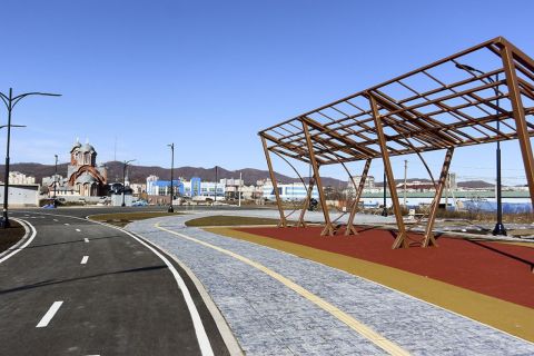 Фото-репортаж: Развитие Находки идет по плану: город обновляется благодаря НЗМУ