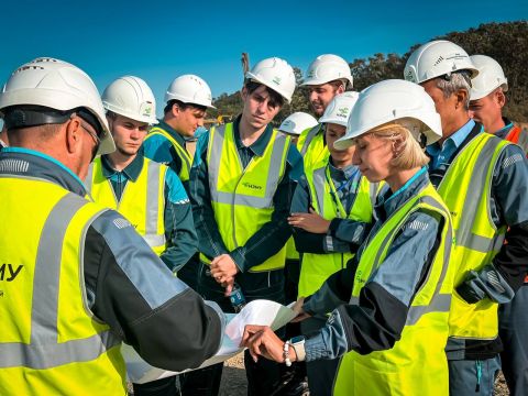 Фото-репортаж: Студенты-химики побывали на стройплощадке НЗМУ