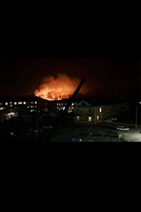 Фото-репортаж: Пожар чуть не уничтожил газовый терминал в Приморье