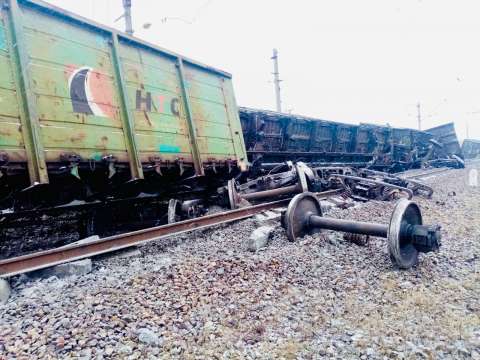 Фото-репортаж: Крушение поезда произошло в Приморье