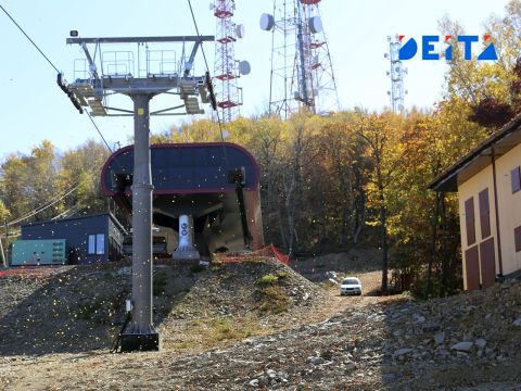 Фото-репортаж: Канатная дорога круглогодичного курорта начала работать в Приморье
