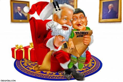 Фото-репортаж: Малыш-нацист: Зеленский стал мировой звездой язвительных карикатур