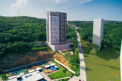 Фото-репортаж: Новый жилой комплекс «Дом с углом» открывает свои двери для покупателей