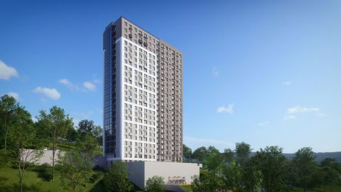 Фото-репортаж: Новый жилой комплекс «Дом с углом» открывает свои двери для покупателей