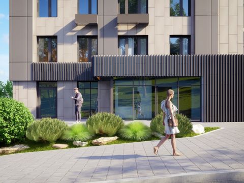 Фото-репортаж: Новый жилой комплекс «Дом с углом» открывает свои двери для покупателей