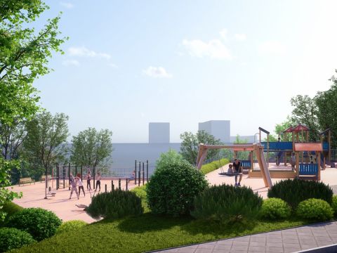 Фото-репортаж: Новый жилой комплекс «Дом с углом» открывает свои двери для покупателей