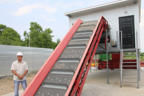 Фото-репортаж: Новый мусоросортировочный комплекс открыли в Приморье