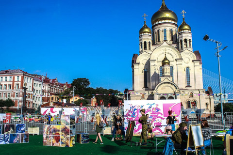 Фото-репортаж: Как проходил праздник в честь Победы во Второй мировой войне (фоторепортаж)
