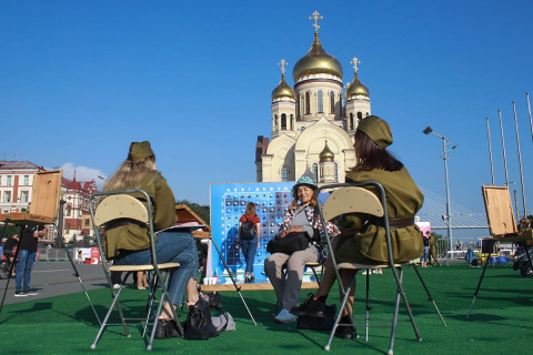 Фото-репортаж: Как проходил праздник в честь Победы во Второй мировой войне (фоторепортаж)