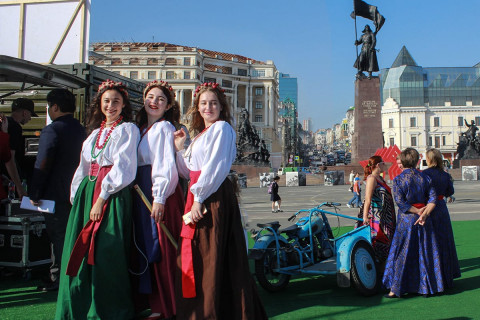 Фото-репортаж: Как проходил праздник в честь Победы во Второй мировой войне (фоторепортаж)