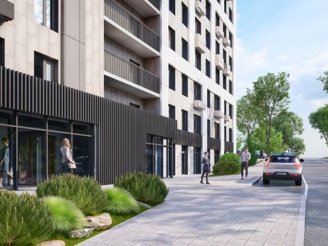 Фото-репортаж: Новый жилой комплекс «Дом с углом» открывает свои двери для покупателей