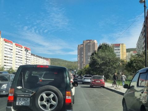 Фото-репортаж: Светофор-невидимка создаёт аварийные ситуации во Владивостоке