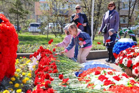 Фото-репортаж: «Восточники» и жители Врангеля отпраздновали День Победы