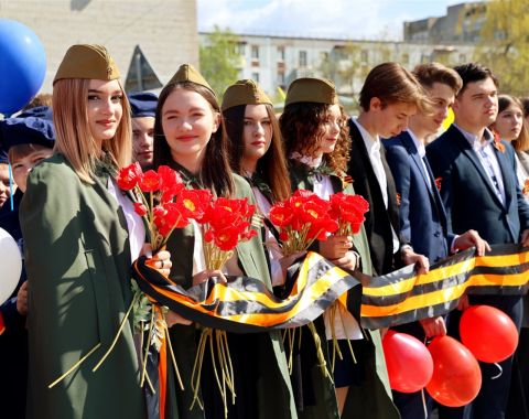 Фото-репортаж: «Восточники» и жители Врангеля отпраздновали День Победы