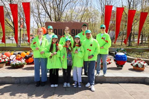 Фото-репортаж: «Восточники» и жители Врангеля отпраздновали День Победы