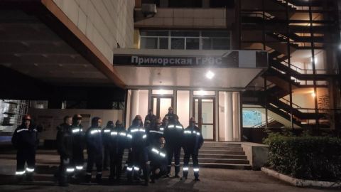 Фото-репортаж: Забастовка объявлена на Приморской ГРЭС - СМИ (ОБНОВЛЕНО В 12:44)
