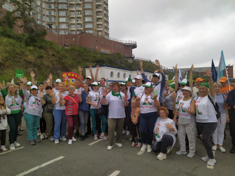 Фото-репортаж: Акция «10 000 шагов к жизни» состоялась в Приморье