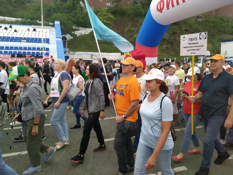 Фото-репортаж: Акция «10 000 шагов к жизни» состоялась в Приморье