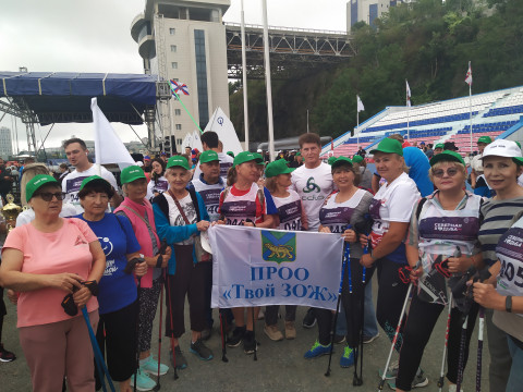 Фото-репортаж: Акция «10 000 шагов к жизни» состоялась в Приморье