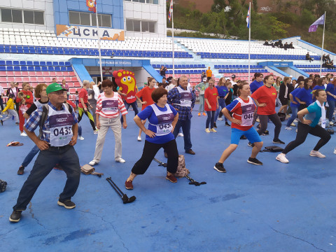 Фото-репортаж: Акция «10 000 шагов к жизни» состоялась в Приморье