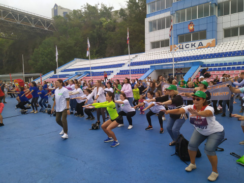 Фото-репортаж: Акция «10 000 шагов к жизни» состоялась в Приморье