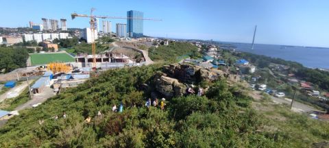 Фото-репортаж: «Домам здесь не место»: акцию против точечной застройки провели владивостокцы