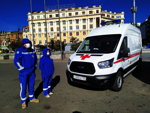 Фото-репортаж: Парк автомобилей медицинских учреждений Приморья существенно пополнился