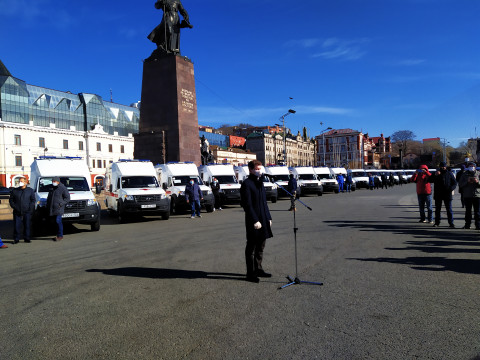 Фото-репортаж: Парк автомобилей медицинских учреждений Приморья существенно пополнился
