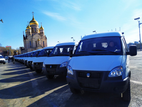 Фото-репортаж: Парк автомобилей медицинских учреждений Приморья существенно пополнился