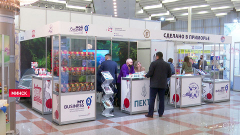 Фото-репортаж: Товары производителей Приморья показали в Минске на выставке «ПродЭкспо 2021»