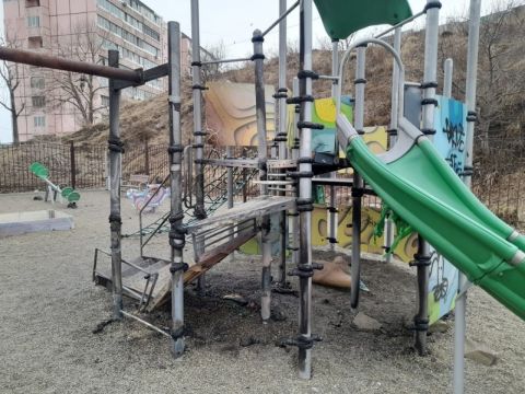 Фото-репортаж: Поджигатели свирепствуют во Владивостоке