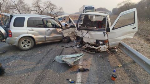 Фото-репортаж: Полиция и прокуратура расследуют ДТП с пятью пострадавшими на федеральной трассе "Уссури"