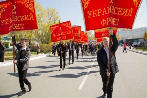 Фото-репортаж: «Восточный Порт» отпраздновал День Победы вместе с жителями Врангеля