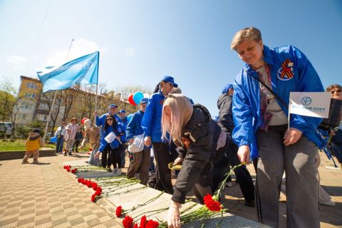 Фото-репортаж: «Восточный Порт» отпраздновал День Победы