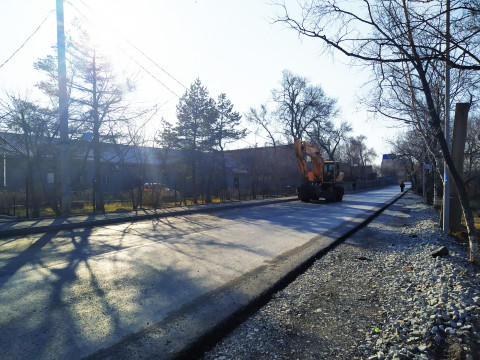 Фото-репортаж: Пригород Владивостока становится комфортнее и безопаснее благодаря нацпроекту