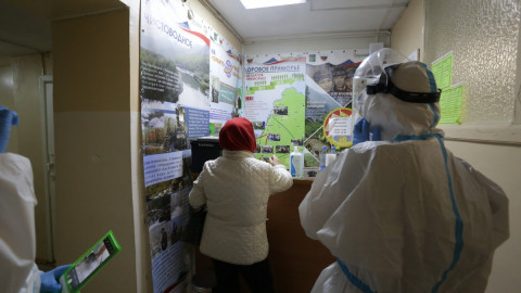 Фото-репортаж: Приморские врачи рассказали о работе амбулаторно-инфекционных центров