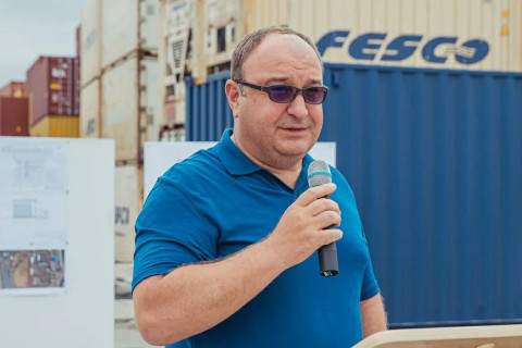 Фото-репортаж: Олег Кожемяко: «Проект развития «Сухого Порта» вызывает уважение»